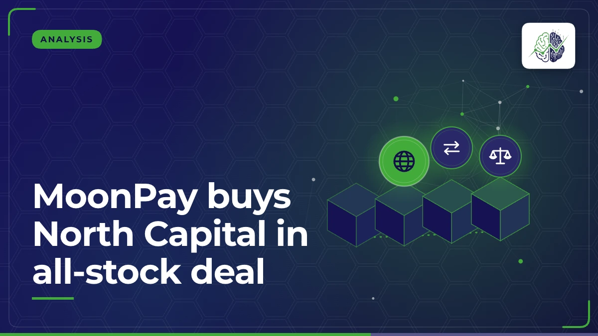 Illustration: “MoonPay buys North Capital in all-stock deal”