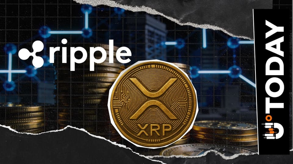 Conference stage and audience at an XRP event in Seoul with Ripple and Korean bank branding