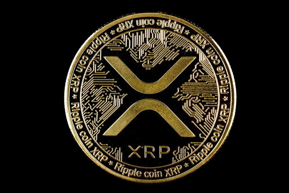 Chart showing daily payment counts on the XRP Ledger rising above one million