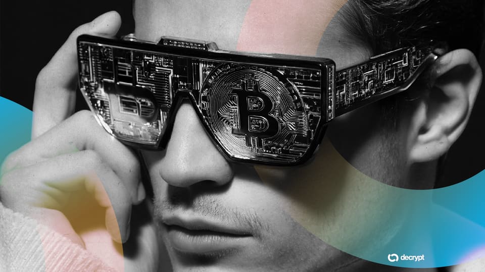 Illustration of a Bitcoin symbol beside a quantum computer component, suggesting a cryptographic threat