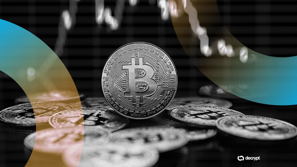 Illustration of a corporate bitcoin treasury purchase, with bitcoin tokens and a company filing document