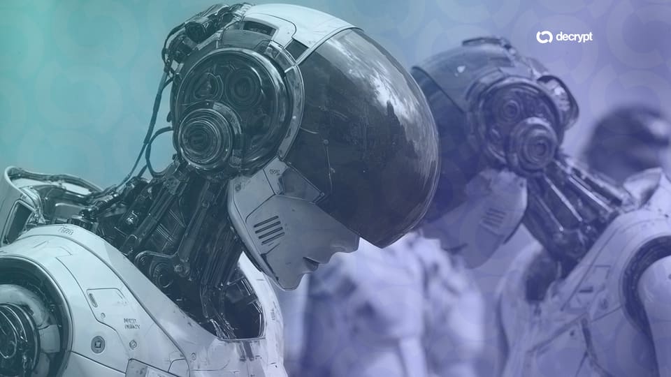 Illustration of an autonomous AI agent reaching a government website server