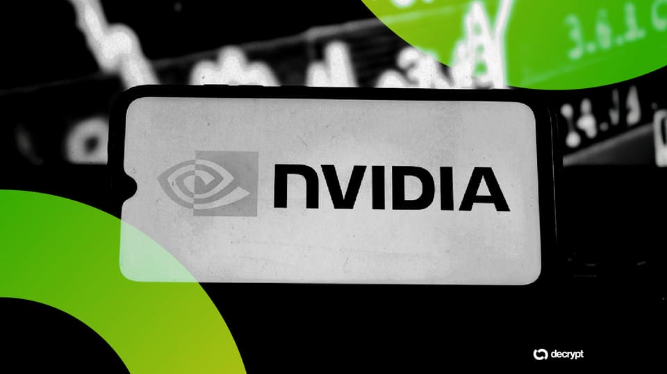 Nvidia branding beside a server rack holding chips used to monitor and shut down autonomous AI agents