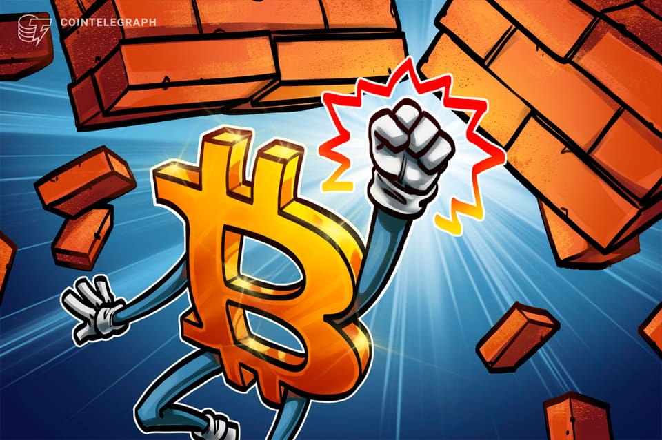 Trading chart showing Bitcoin price and exchange-traded fund flow data on a screen