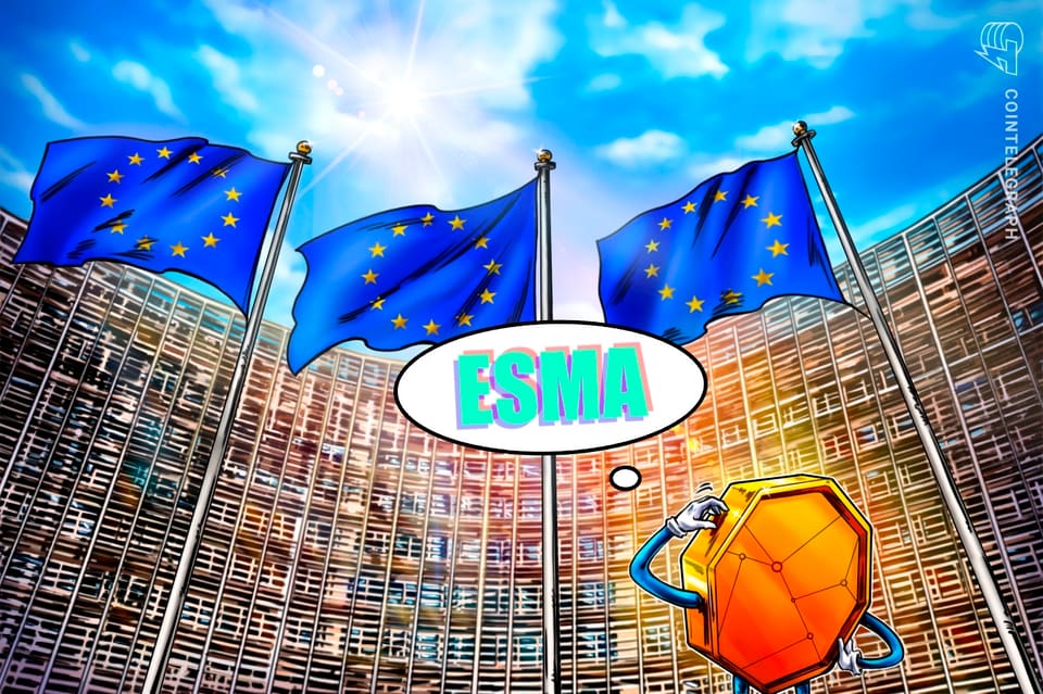 European Union flags outside a regulatory building where crypto supervision under MiCA is coordinated