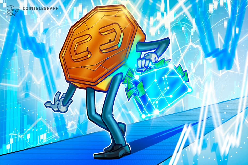 Illustration of tokenized money market fund shares being pledged as collateral for crypto trading credit lines