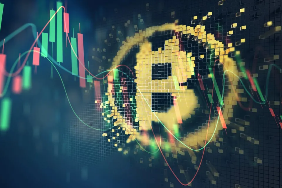 Chart showing XRP, Gram, NEAR and Bitcoin price movements in late September
