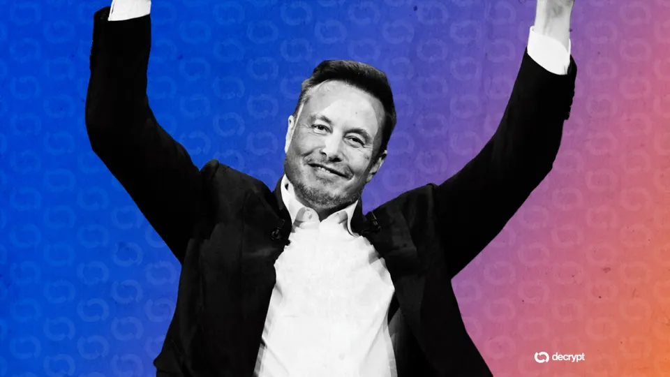 Picture from Decrypt for: SpaceX filing gives Elon Musk final say on any Tesla merger