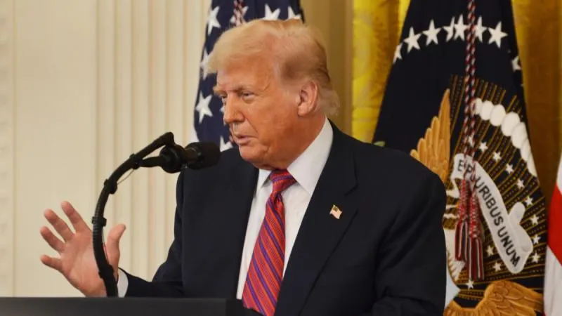 Picture from CoinDesk for: Trump says White House cybercrime event to focus on overseas crypto scams