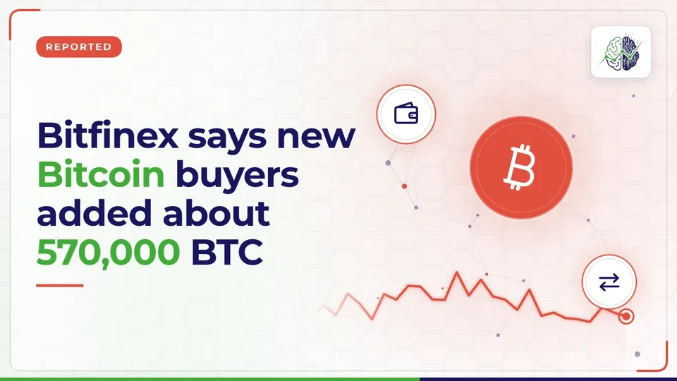 Illustration: “Bitfinex says new Bitcoin buyers added about 570,000 BTC”