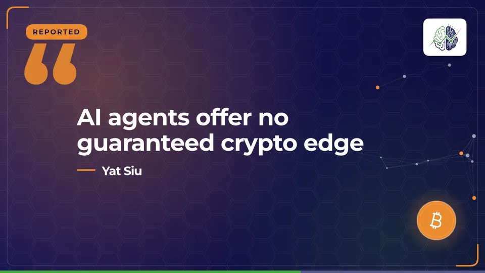Illustration: “Yat Siu says AI agents offer no guaranteed”