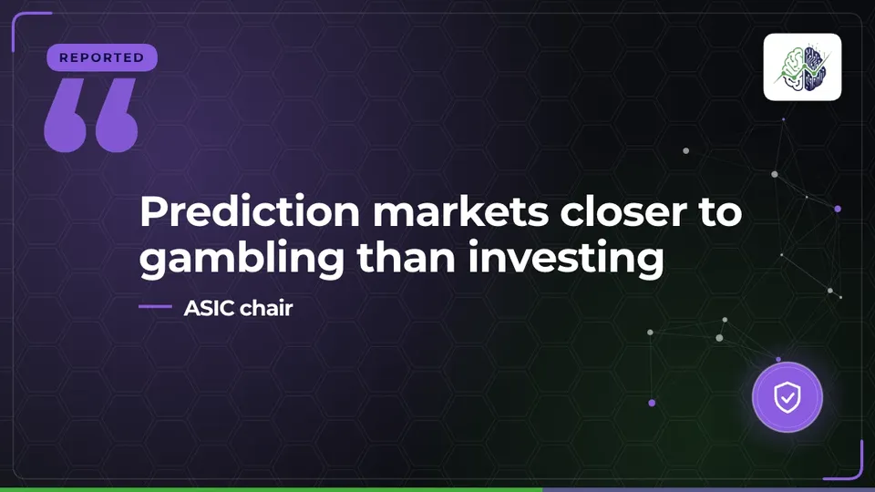 Illustration: “ASIC chair says prediction markets closer to gambling than investing”