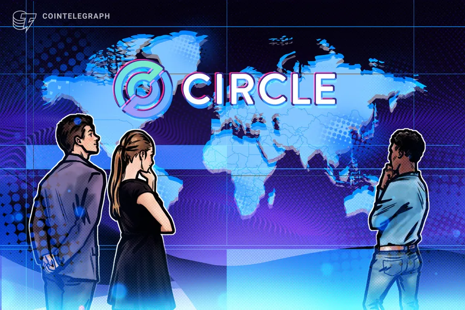 Picture from Cointelegraph for: Circle's Allaire says stablecoin issuer is looking to enter 40 developing markets