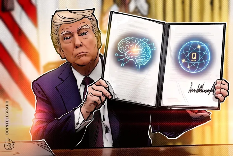 Picture from Cointelegraph for: White House sets out $6bn science push with quantum and AI plans