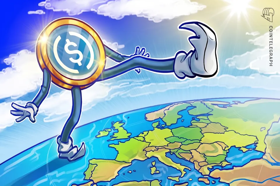 Picture from Cointelegraph for: EU banking regulator labels Circle's USDC a significant e-money token