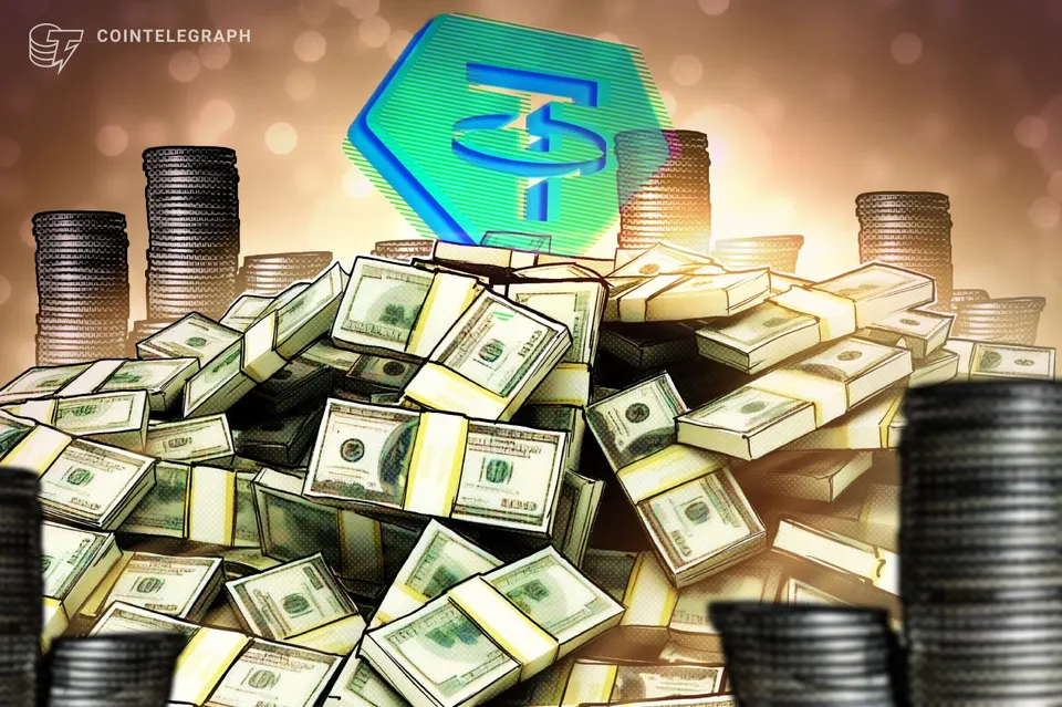 Picture from Cointelegraph for: Tether joins AIsa seed extension as strategic investor