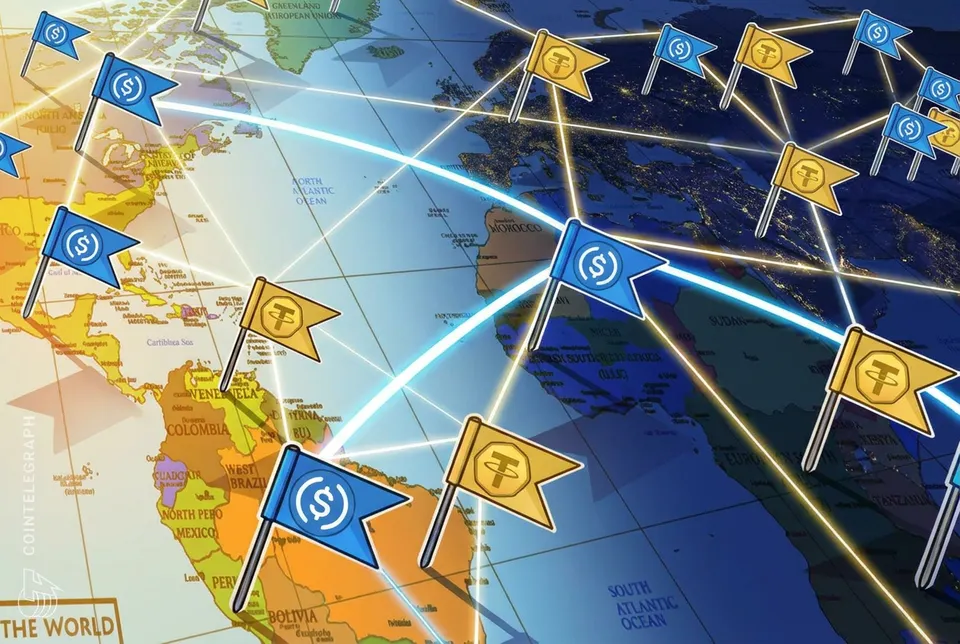 Picture from Cointelegraph for: Coinbase report says stablecoin transfers hit $891bn in third quarter of 2026