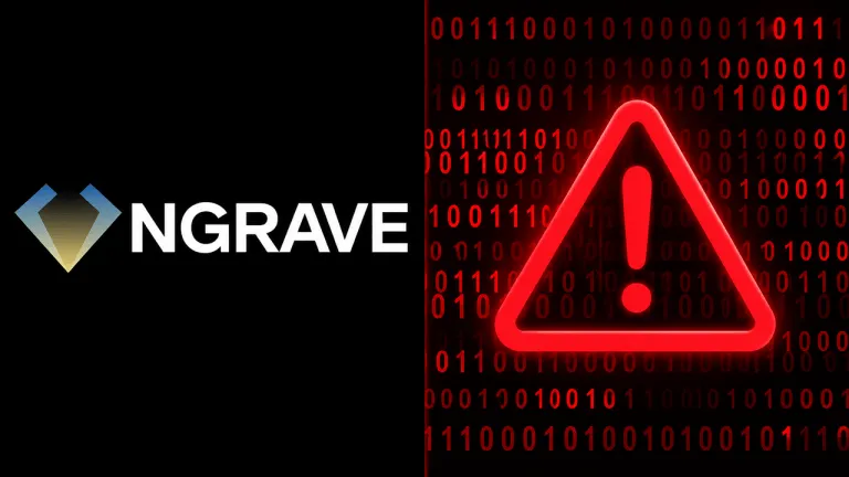 Picture from Bitcoin.com News for: Ngrave says phishing via hijacked alerts stole $2.56m from 70 wallets