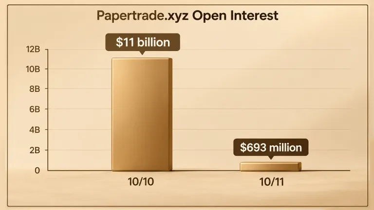 Picture from Bitcoin.com News for: Papertrade open interest falls 93.7% after debut weekend